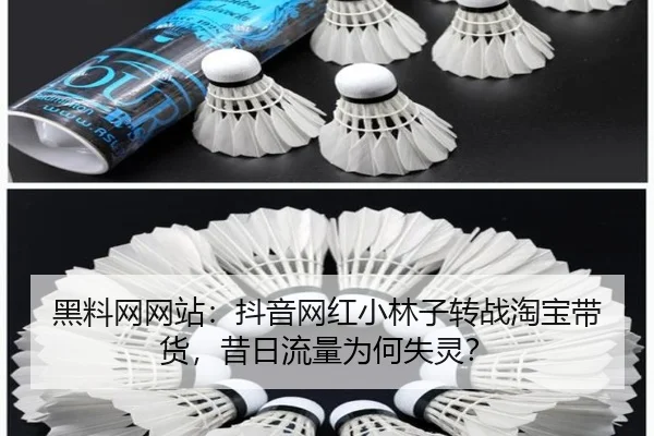 黑料网网站：抖音网红小林子转战淘宝带货，昔日流量为何失灵？